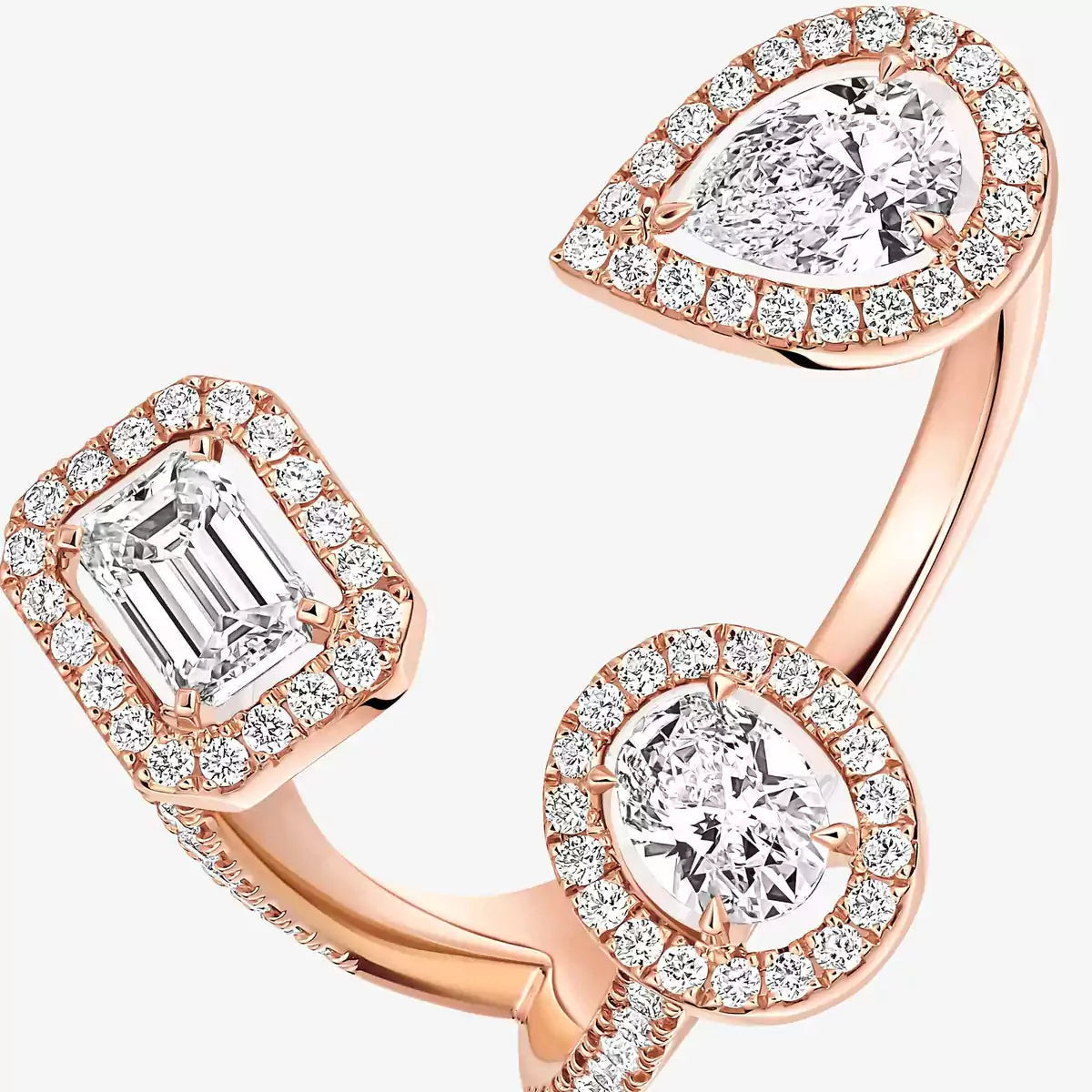 [[GALE] Diamond Ring 0,25ct My Twin Trilogy