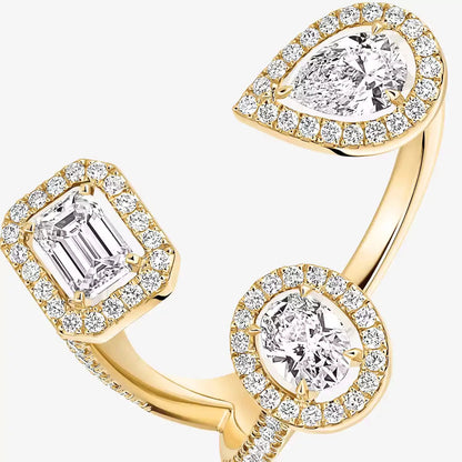 [[GALE] Diamond Ring 0,25ct My Twin Trilogy