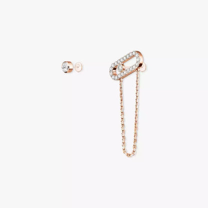 [GALE]Move Uno Diamond Earrings