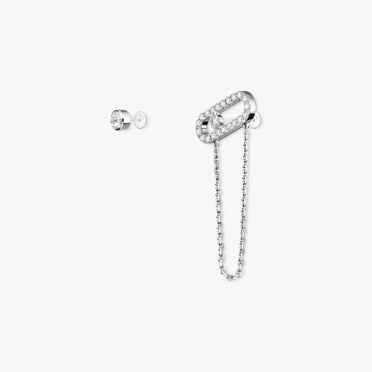 [GALE]Move Uno Diamond Earrings