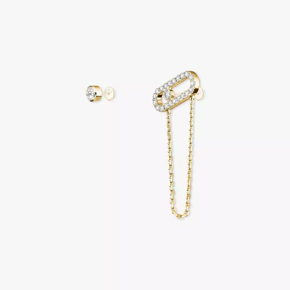 [GALE]Move Uno Diamond Earrings