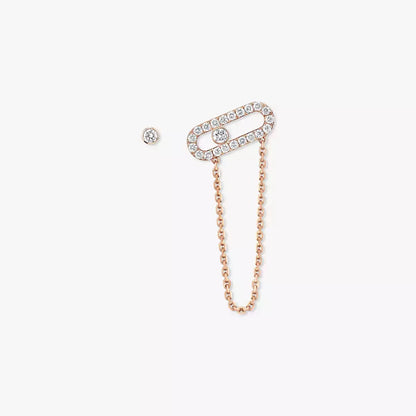 [GALE]Move Uno Diamond Earrings
