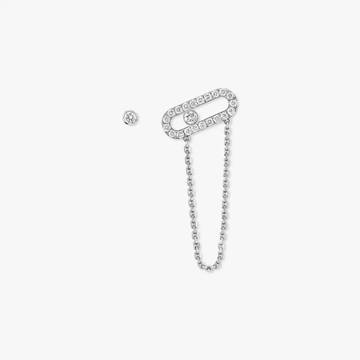 [GALE]Move Uno Diamond Earrings
