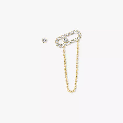 [GALE]Move Uno Diamond Earrings