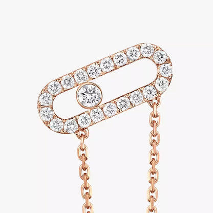 [GALE]Move Uno Diamond Earrings