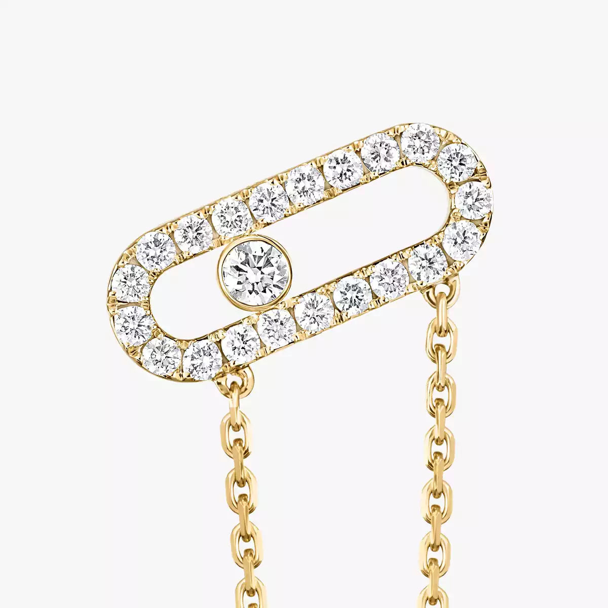 [GALE]Move Uno Diamond Earrings