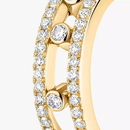 [GALE]Diamond Pave_ Hoop Earrings Move