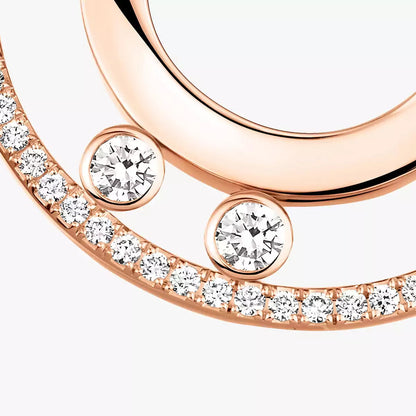 [GALE]Move Romane Small Diamond Hoop Earrings