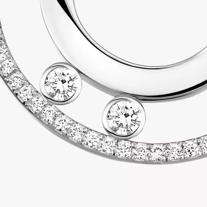[GALE]Move Romane Small Diamond Hoop Earrings