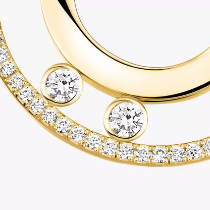 [GALE]Move Romane Small Diamond Hoop Earrings