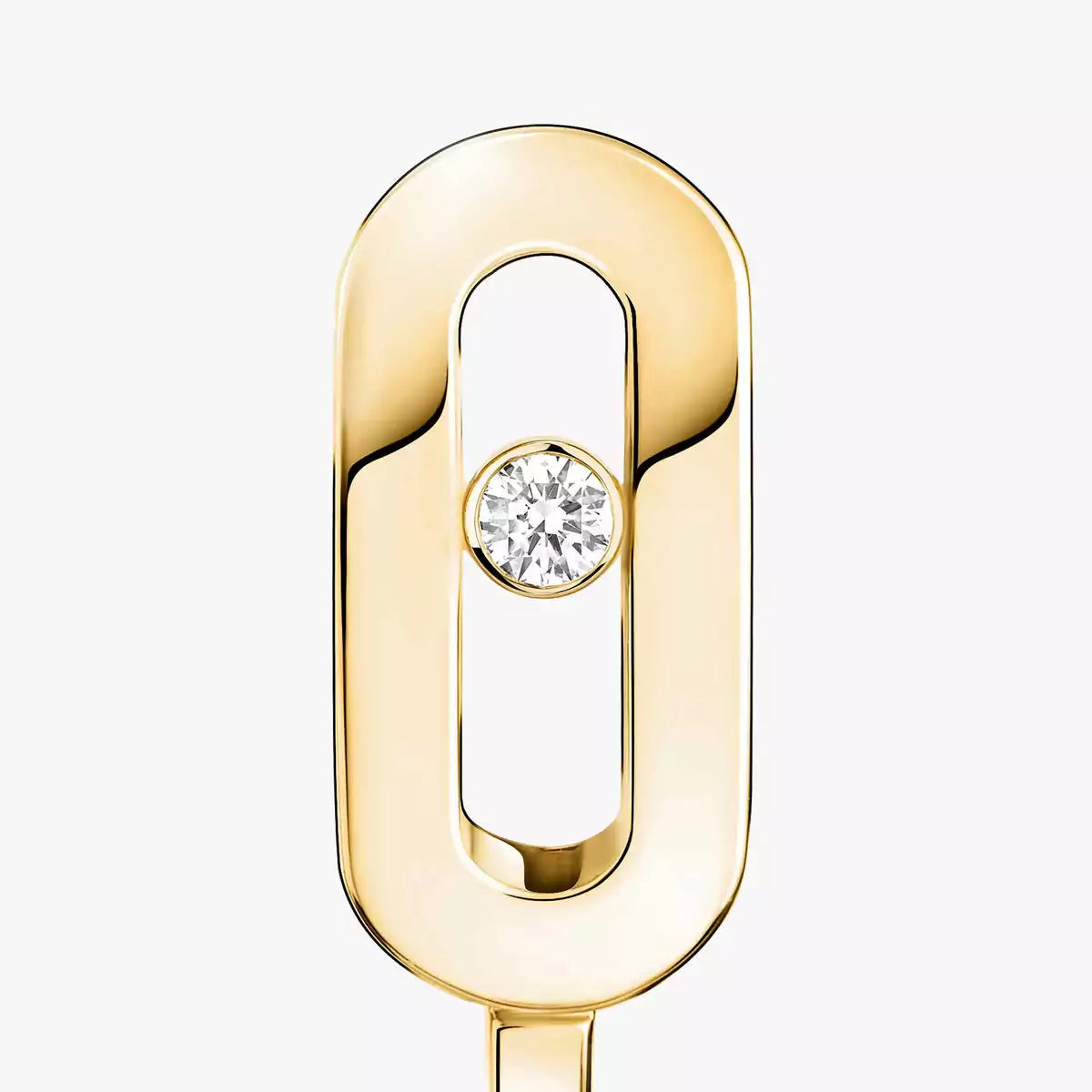 [GALE]Diamond Mini Hoop Earrings Move Classique