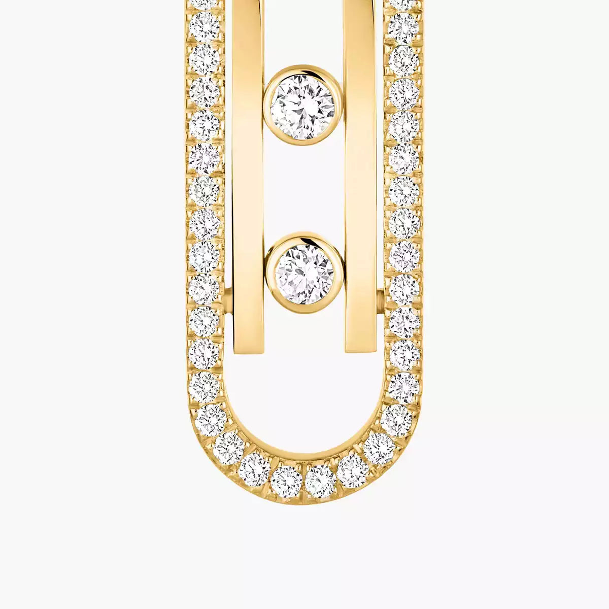 [GALE]Diamond Pendant Earrings Move 10Th