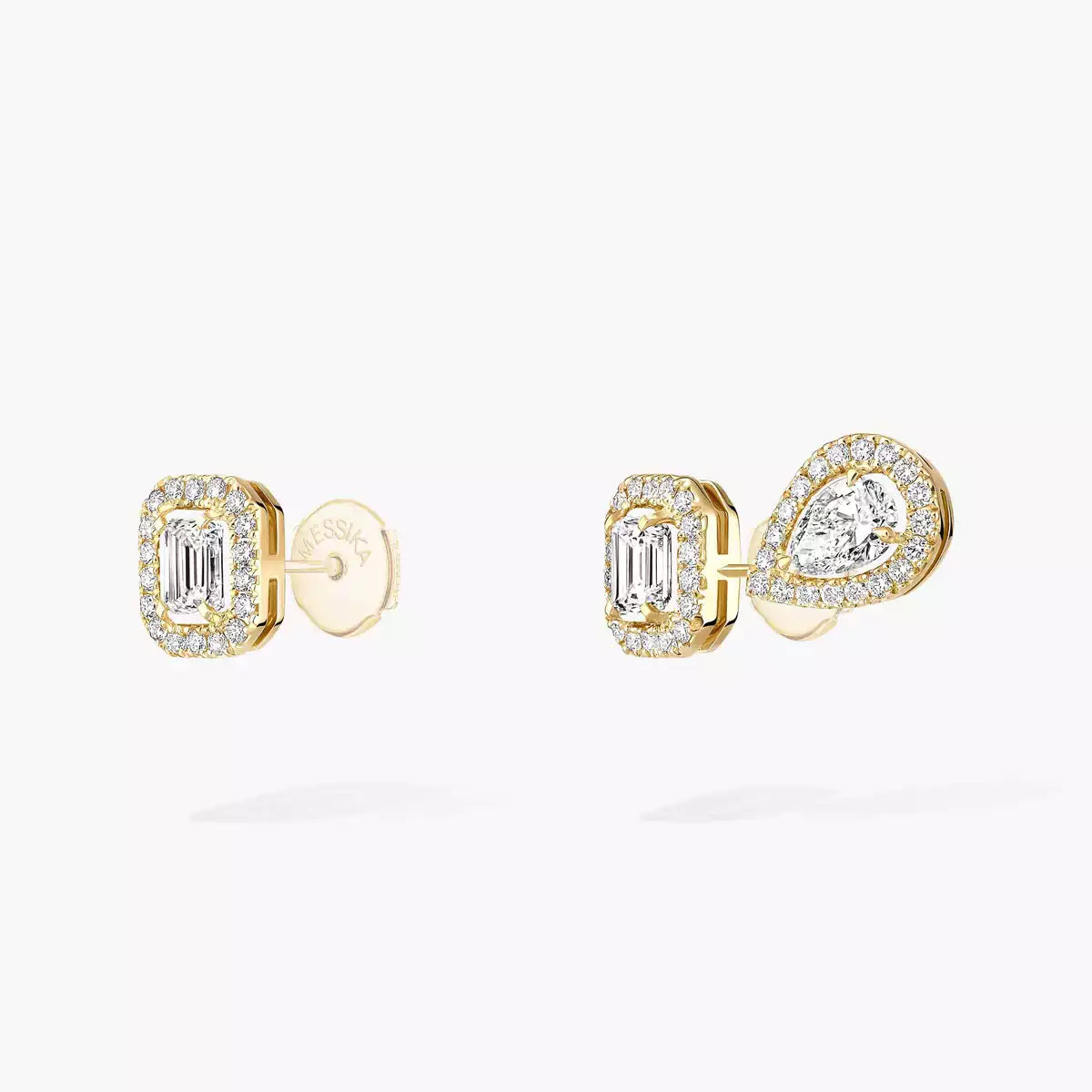 [GALE]Diamond Earrings 0,10ct My Twin 1+2