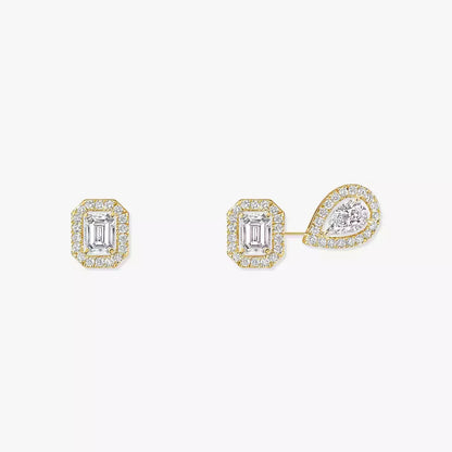 [GALE]Diamond Earrings 0,10ct My Twin 1+2