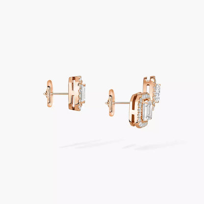 [GALE]Diamond Earrings 0,10ct My Twin 1+2