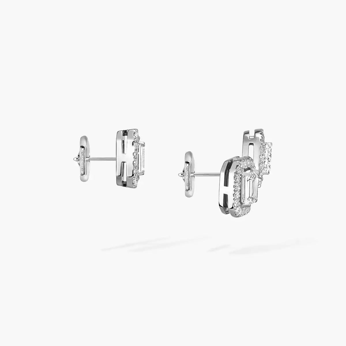 [GALE]Diamond Earrings 0,10ct My Twin 1+2