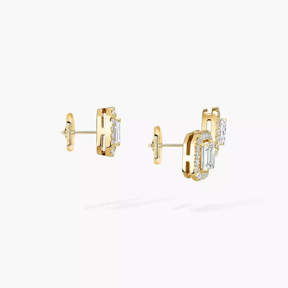 [GALE]Diamond Earrings 0,10ct My Twin 1+2