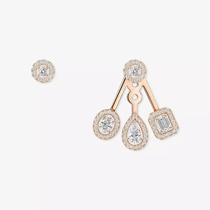 [GALE] My Twin Trio  Diamond Earrings