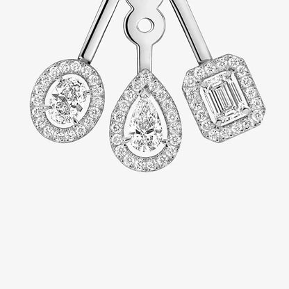[GALE] My Twin Trio  Diamond Earrings