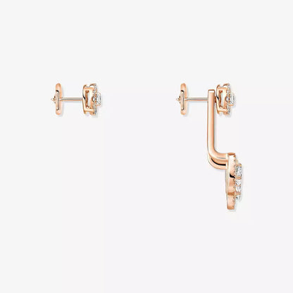 [GALE] My Twin Trio  Diamond Earrings
