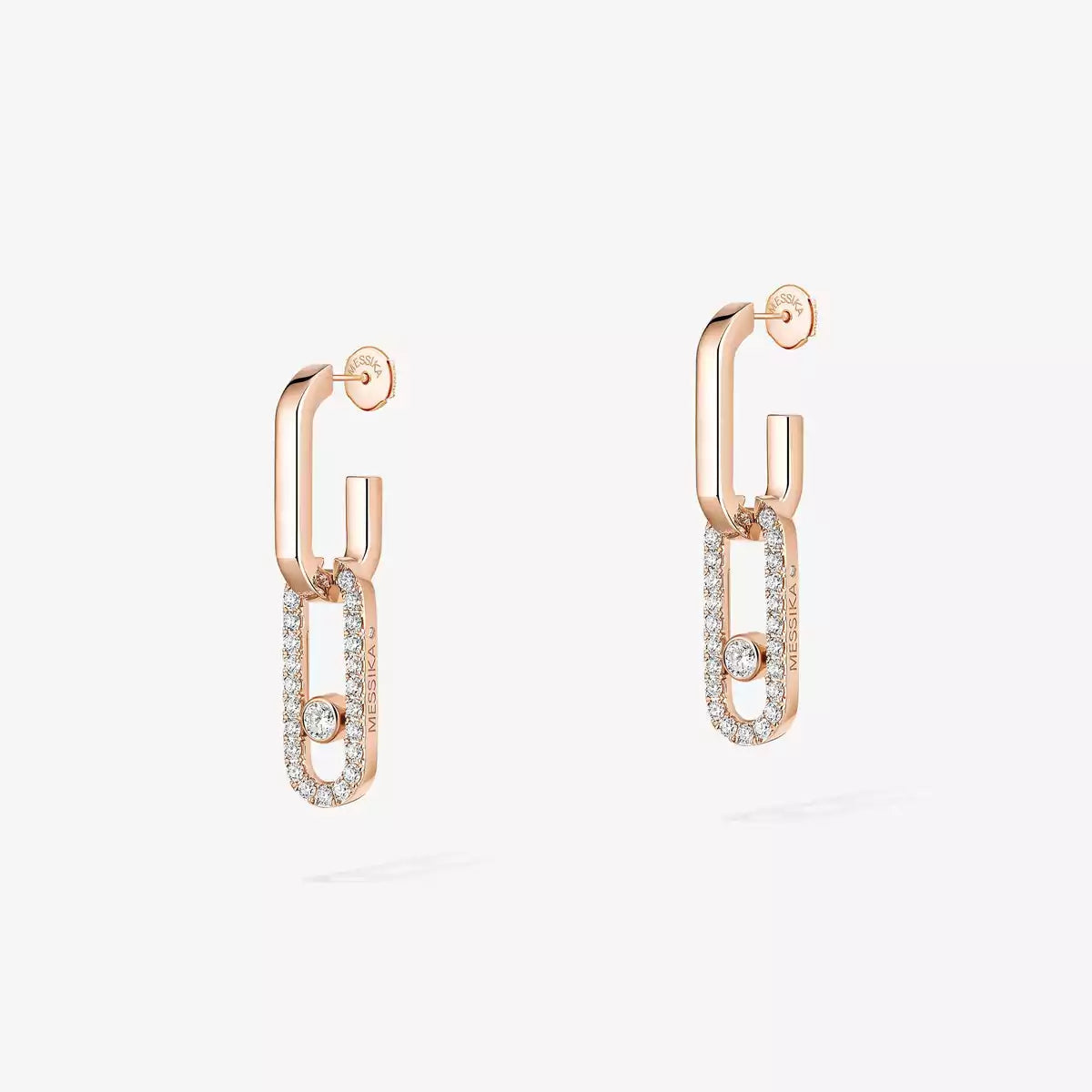 [GALE]Move Link Diamond Earrings