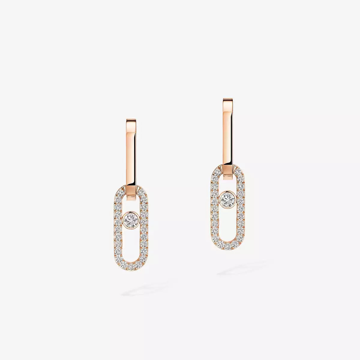 [GALE]Move Link Diamond Earrings