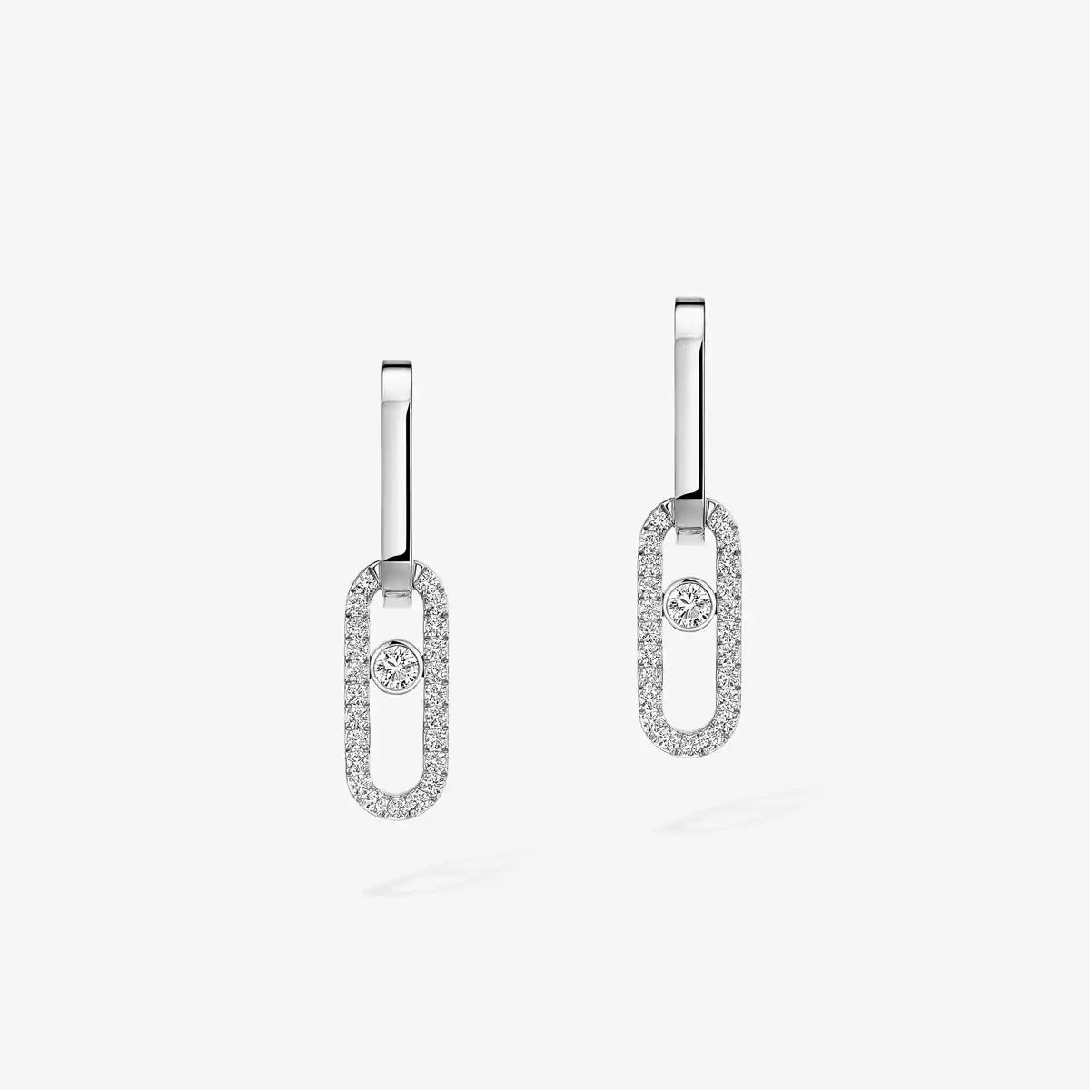 [GALE]Move Link Diamond Earrings