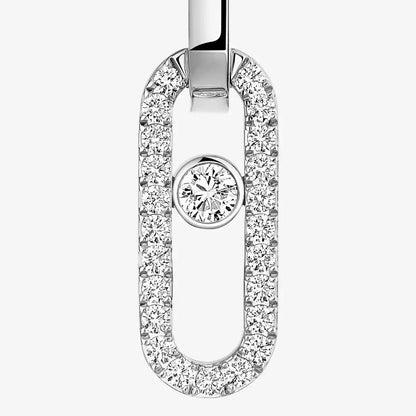 [GALE]Move Link Diamond Earrings