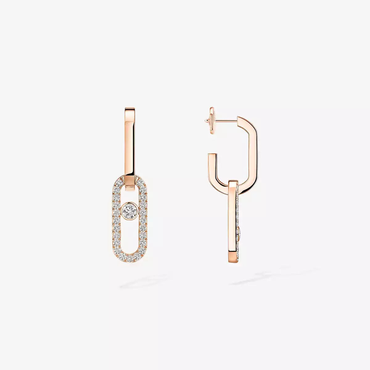 [GALE]Move Link Diamond Earrings