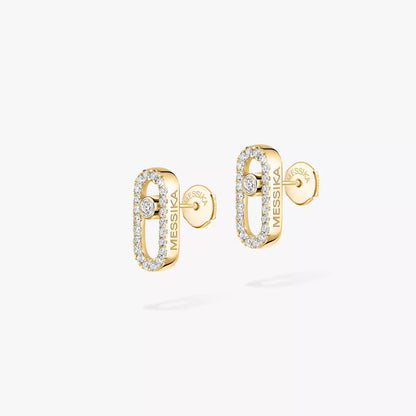 [GALE]Move Uno Diamond Earrings