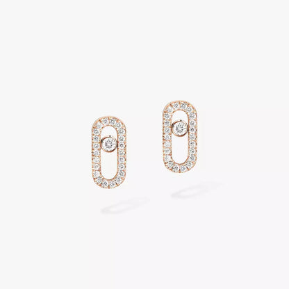 [GALE]Move Uno Diamond Earrings