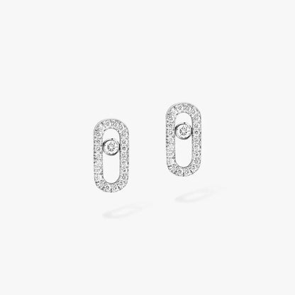 [GALE]Move Uno Diamond Earrings