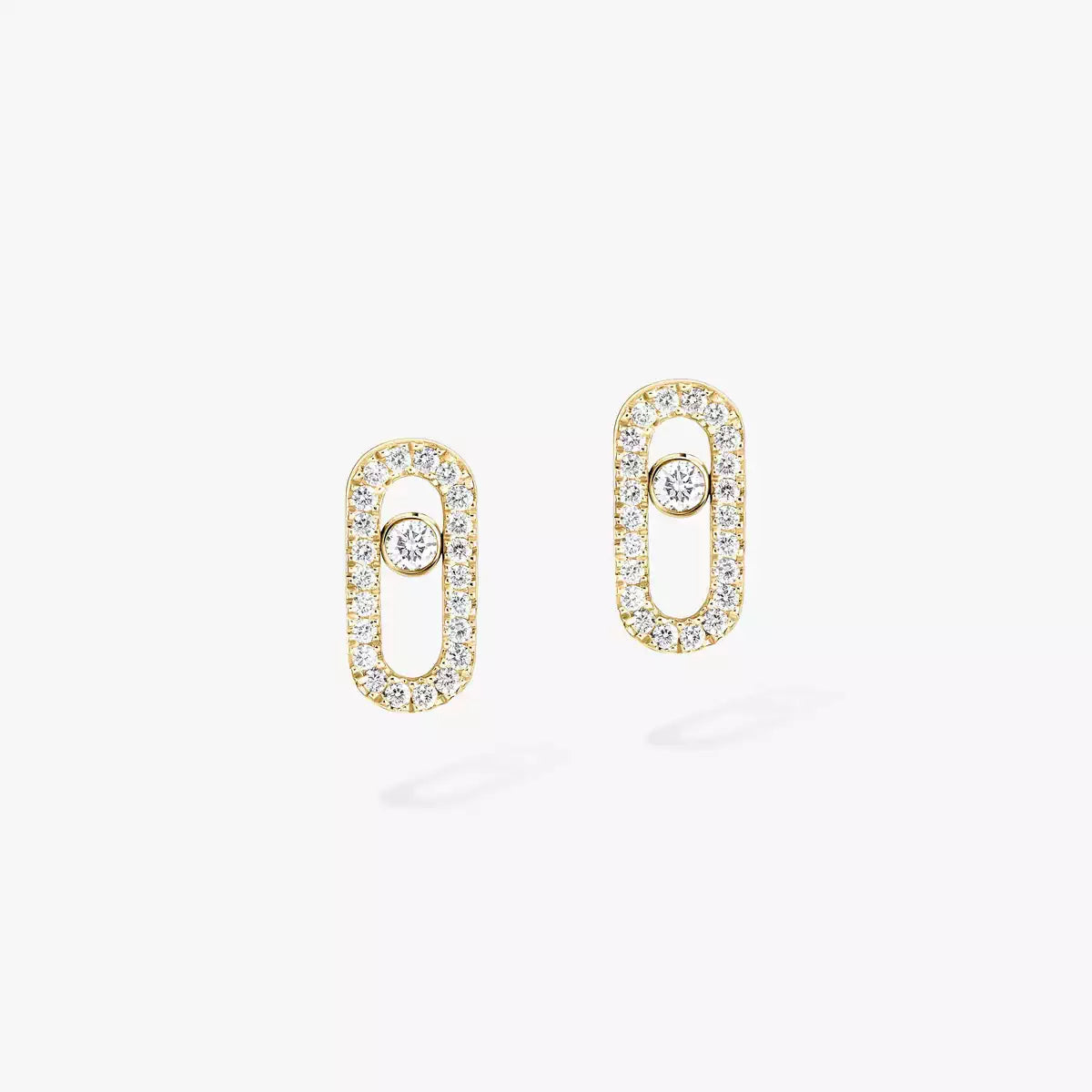 [GALE]Move Uno Diamond Earrings