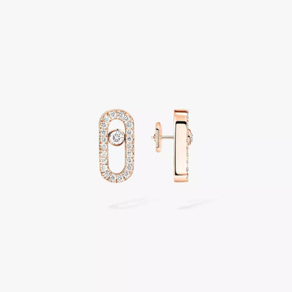 [GALE]Move Uno Diamond Earrings