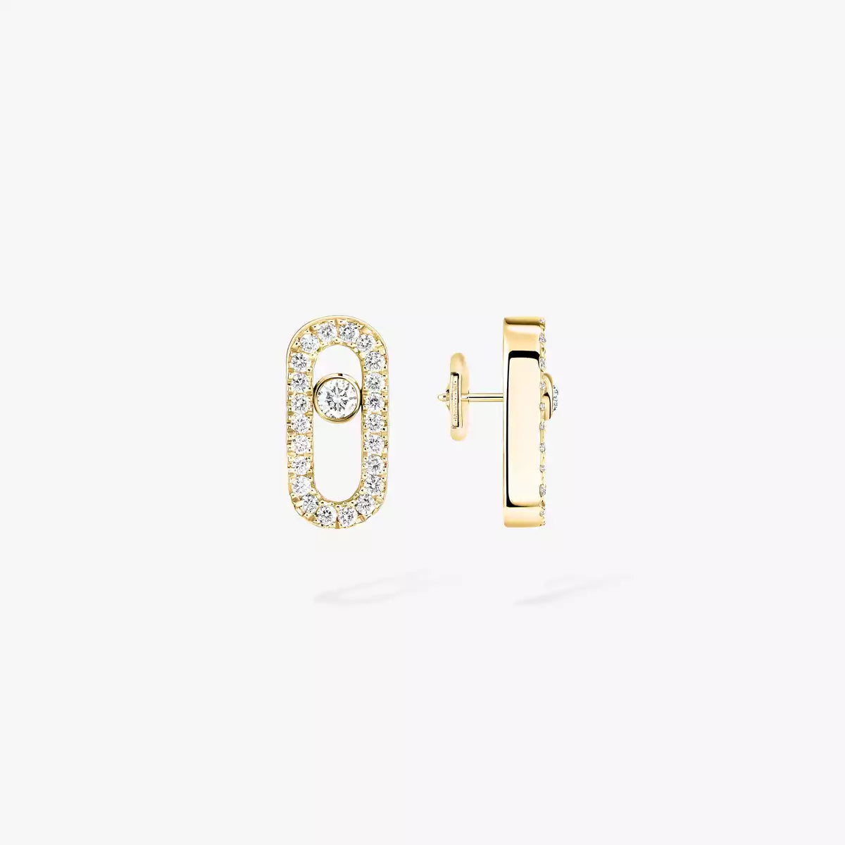 [GALE]Move Uno Diamond Earrings
