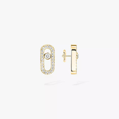 [GALE]Move Uno Diamond Earrings