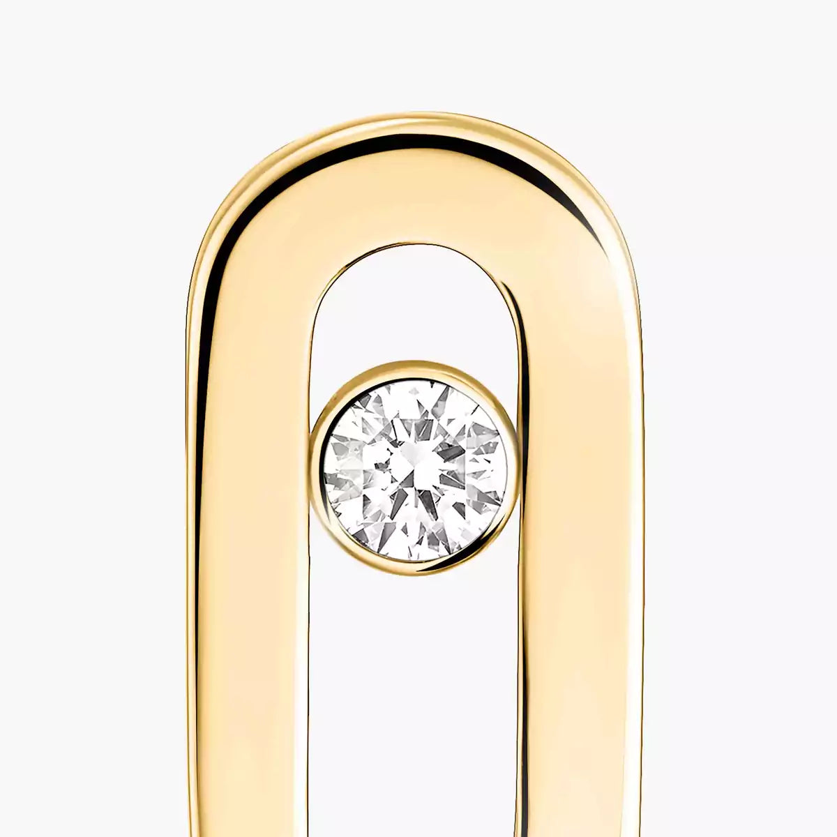[GALE]Move Uno Diamond Stud Earrings