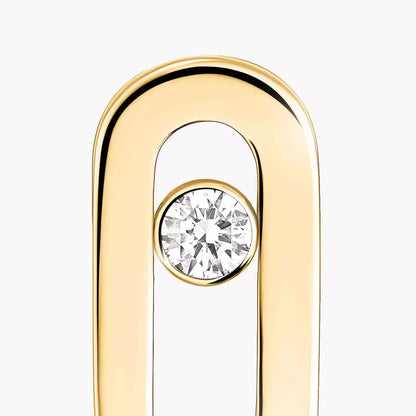 [GALE]Move Uno Diamond Stud Earrings