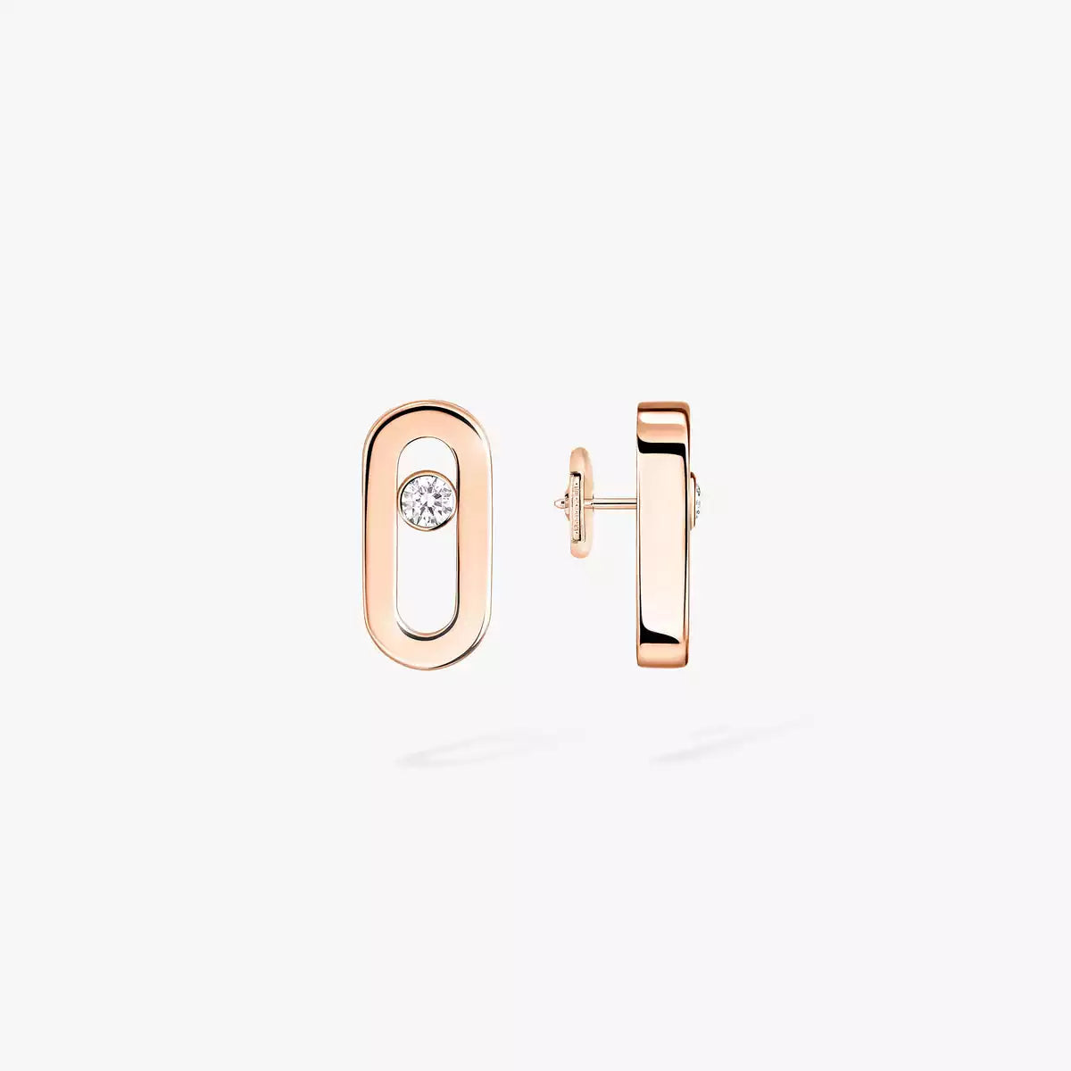 [GALE]Move Uno Diamond Stud Earrings