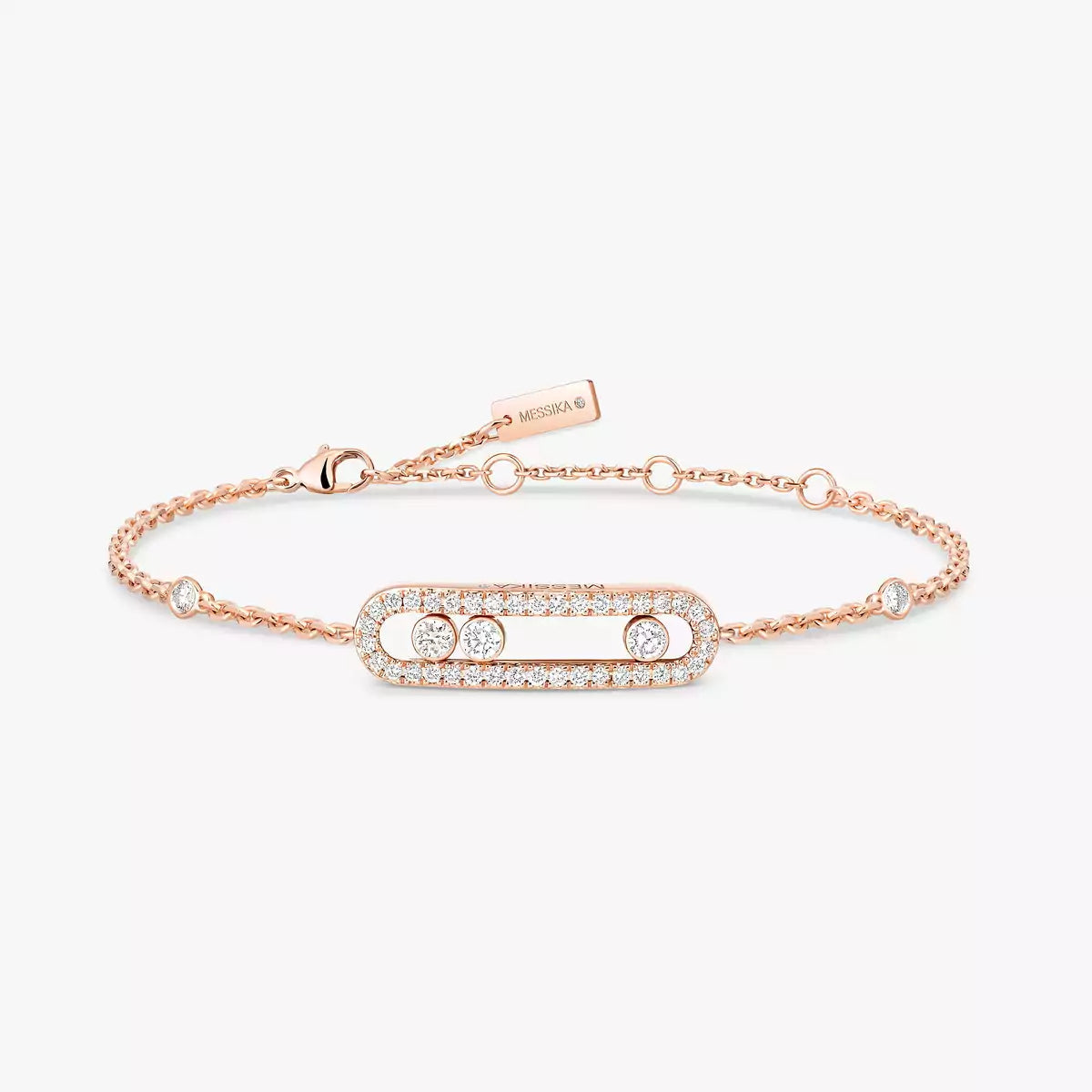 [GALE]Pavé Baby Move Diamond Bracelet