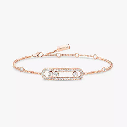 [GALE]Pavé Baby Move Diamond Bracelet