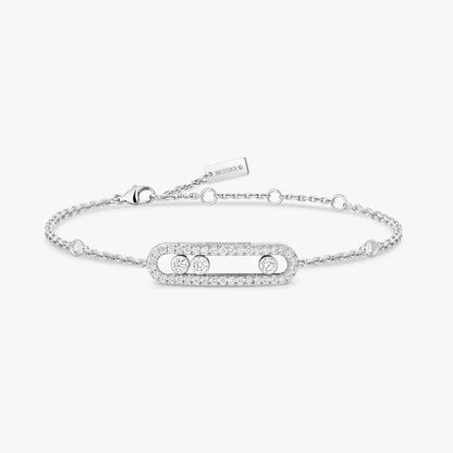 [GALE]Pavé Baby Move Diamond Bracelet