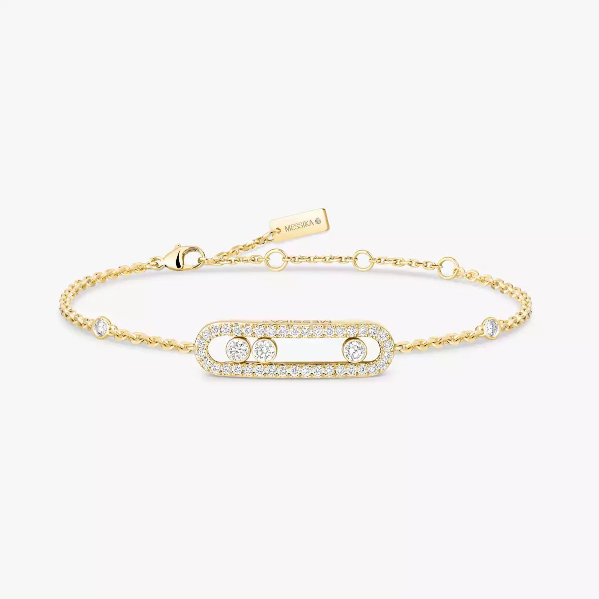 [GALE]Pavé Baby Move Diamond Bracelet