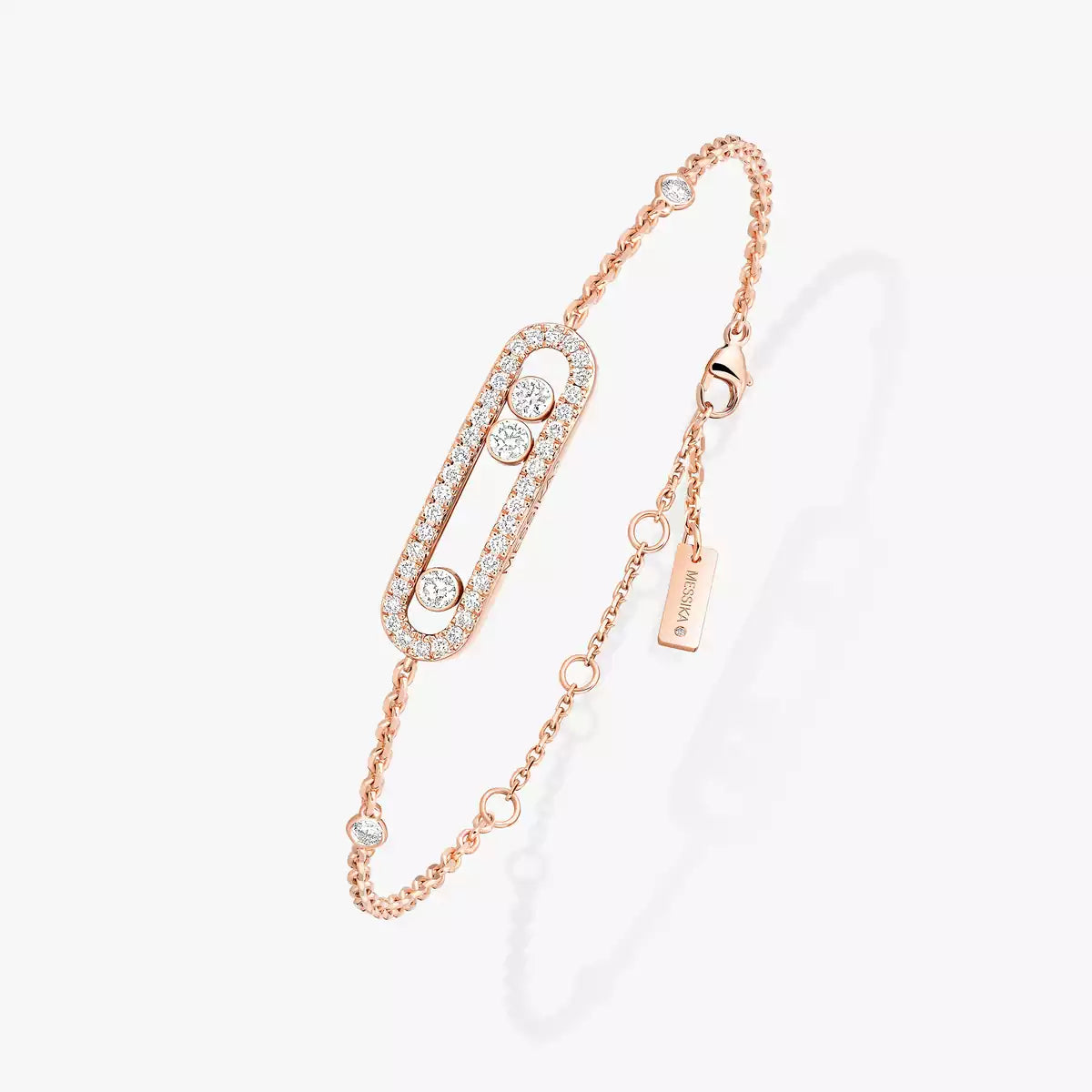 [GALE]Pavé Baby Move Diamond Bracelet