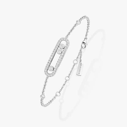 [GALE]Pavé Baby Move Diamond Bracelet