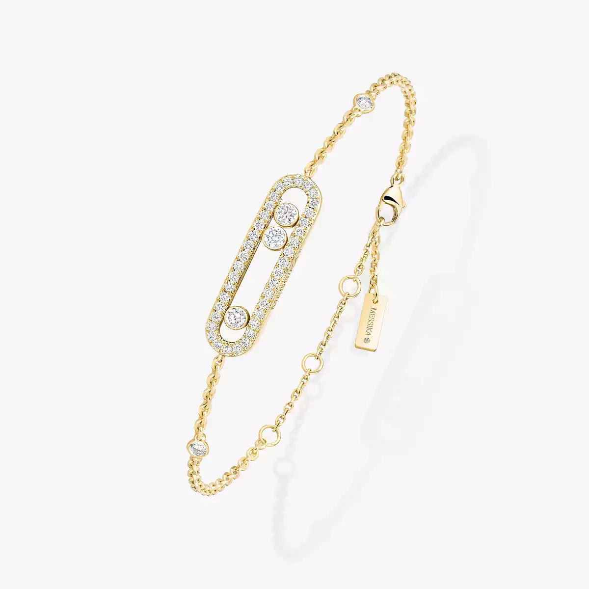 [GALE]Pavé Baby Move Diamond Bracelet