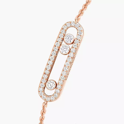 [GALE]Pavé Baby Move Diamond Bracelet