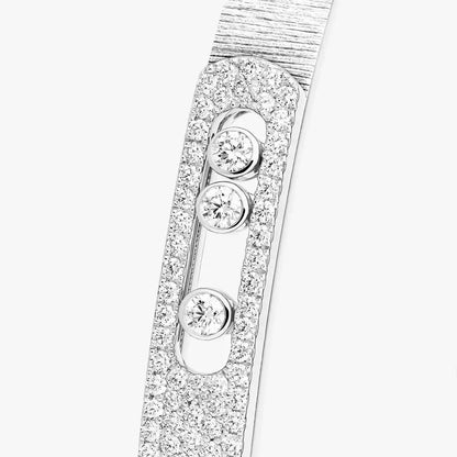 [GALE]Move Noa Ciselé half pavé bangle
