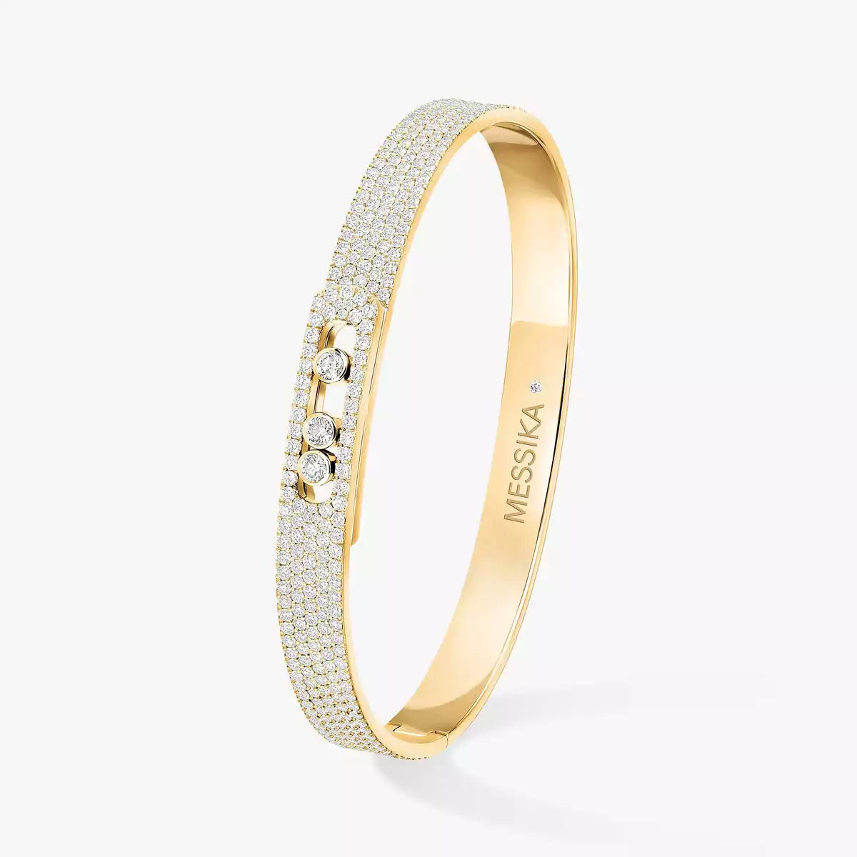 [GALE]Move Noa Full Pavé Diamond Bangle Bracelet