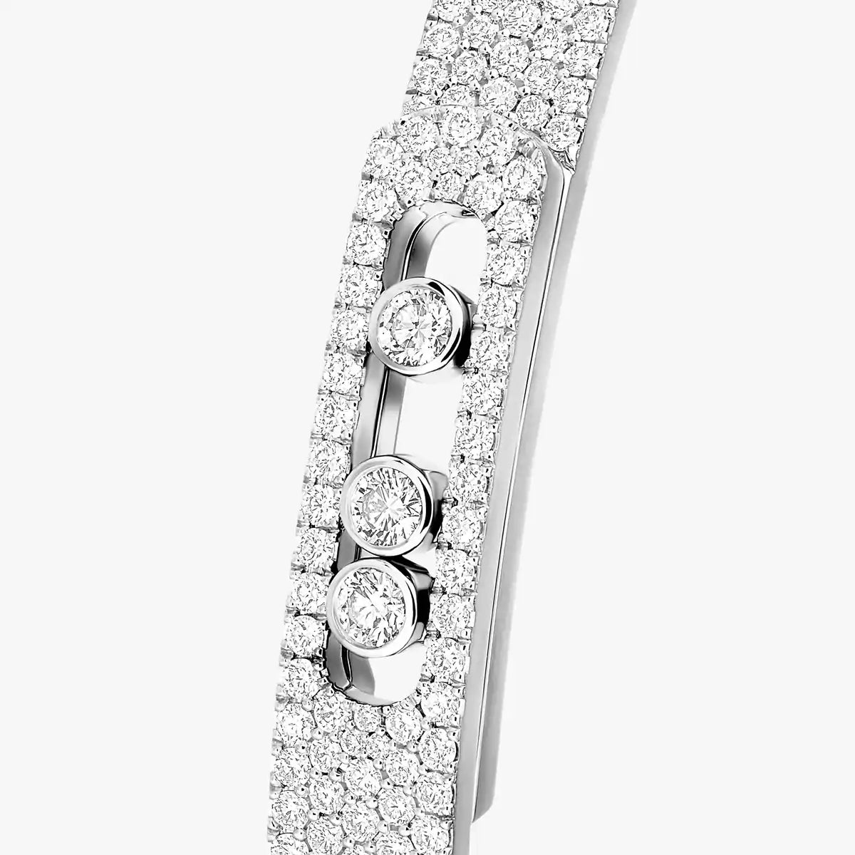 [GALE]Move Noa Full Pavé Diamond Bangle Bracelet